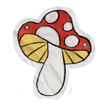 mushroom sticker